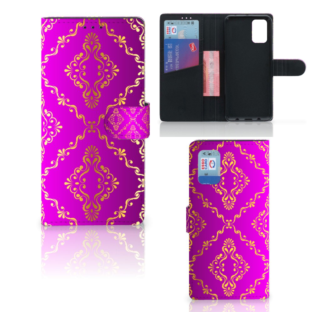 Wallet Case Samsung Galaxy A02s | M02s Barok Roze