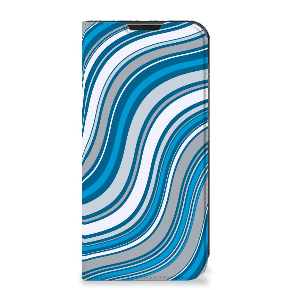 Samsung Galaxy Xcover 6 Pro Hoesje met Magneet Waves Blue - B2C Telecom