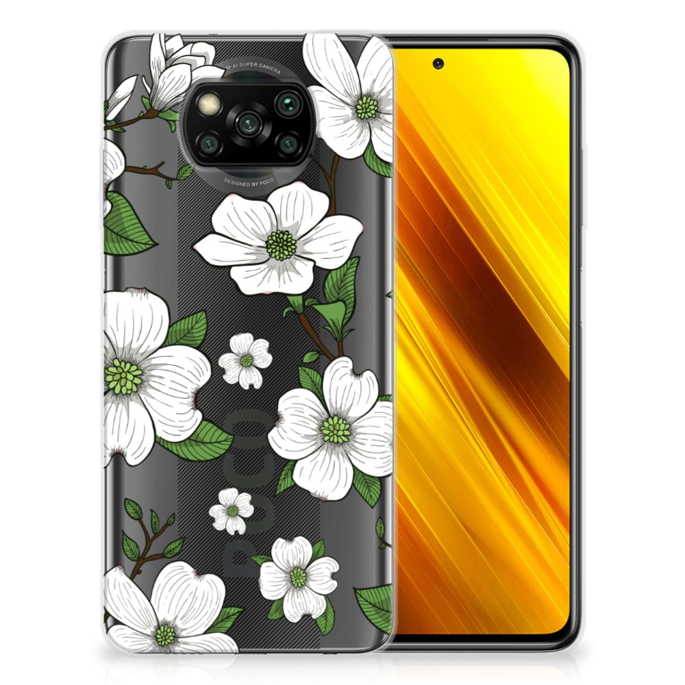 Xiaomi Poco X3 | Poco X3 Pro TPU Case Dogwood Flowers B2C Telecom