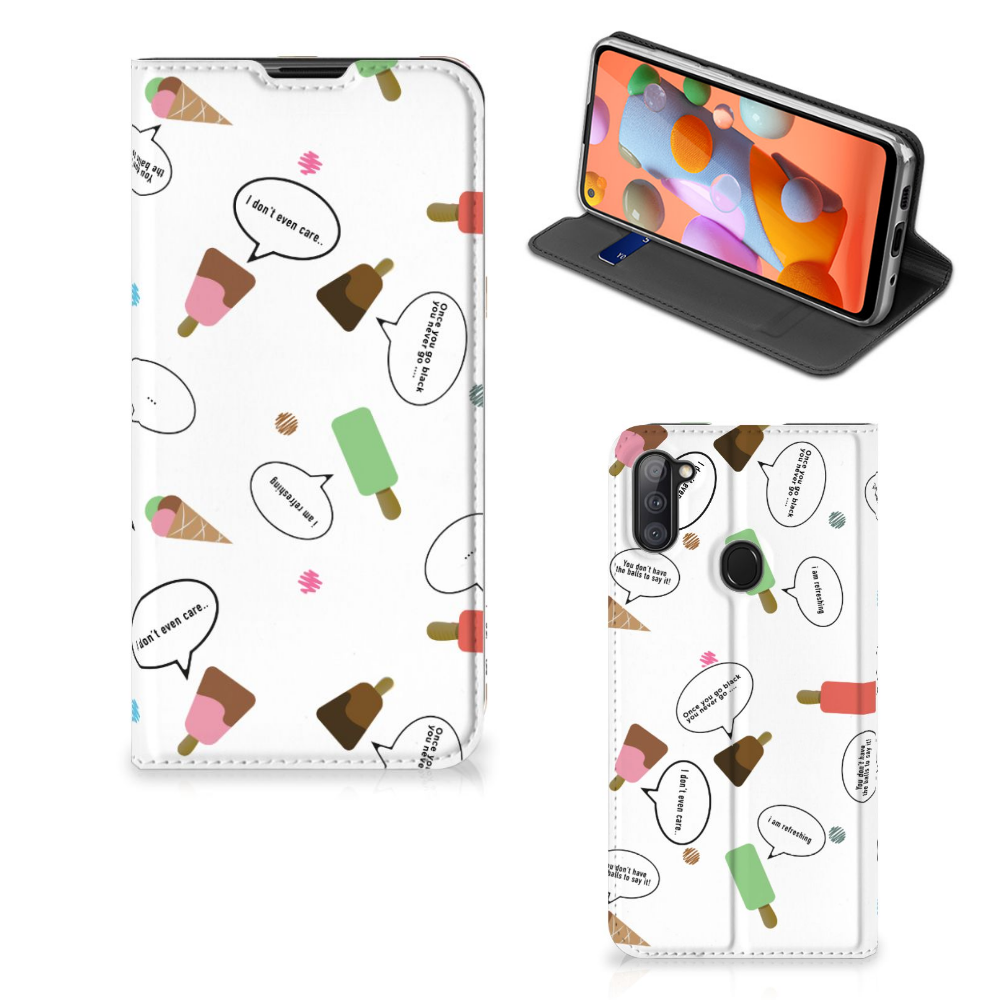 Samsung Galaxy M11 | A11 Flip Style Cover IJsjes - B2C Telecom