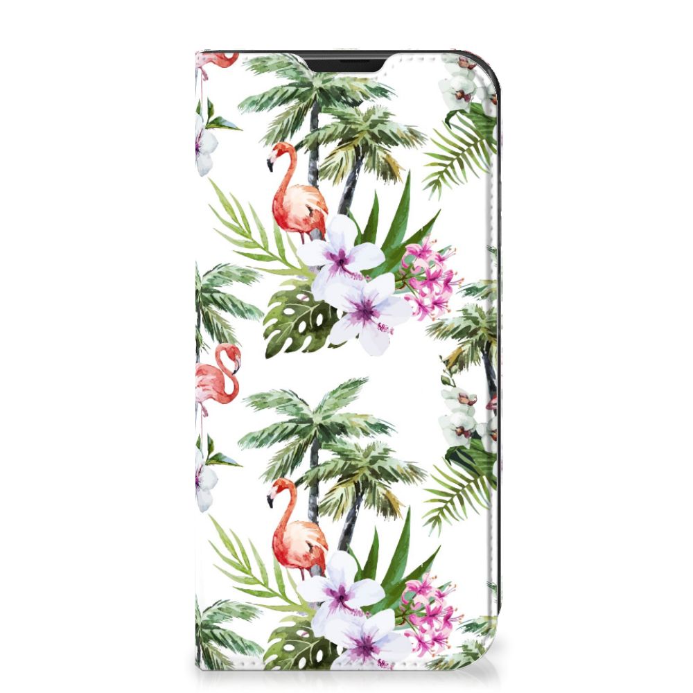 Samsung Galaxy Xcover 6 Pro Hoesje maken Flamingo Palms - B2C Telecom