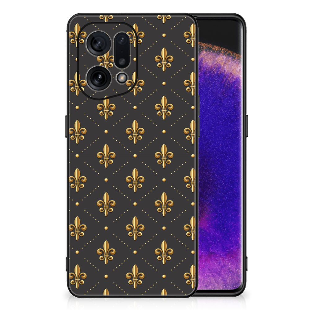 OPPO Find X5 Back Case Franse Lelie