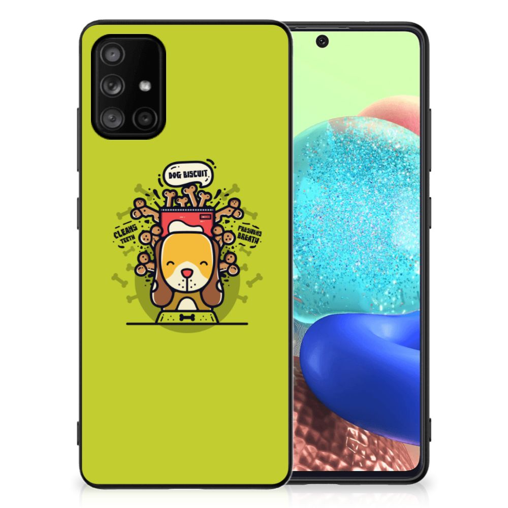 Samsung Galaxy A71 Hoesje Doggy Biscuit