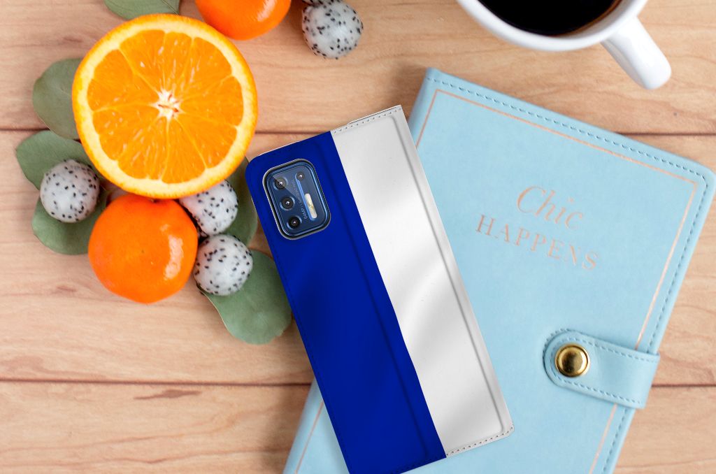 Motorola Moto G9 Plus Standcase Frankrijk