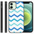 iPhone 12 Mini Bumper Case Zigzag Blauw B2C Telecom