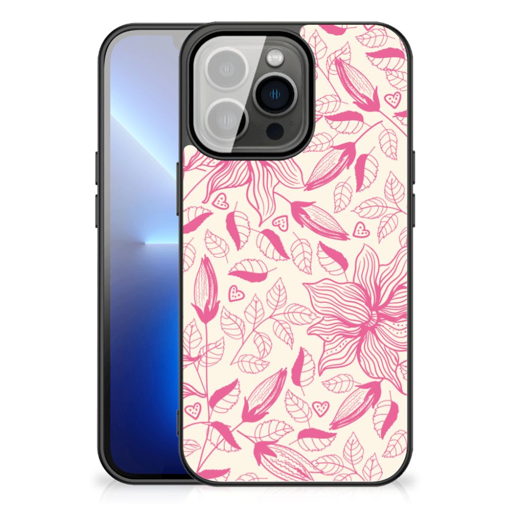 iPhone 13 Pro Max Bloemen Hoesje Pink Flowers B2C Telecom