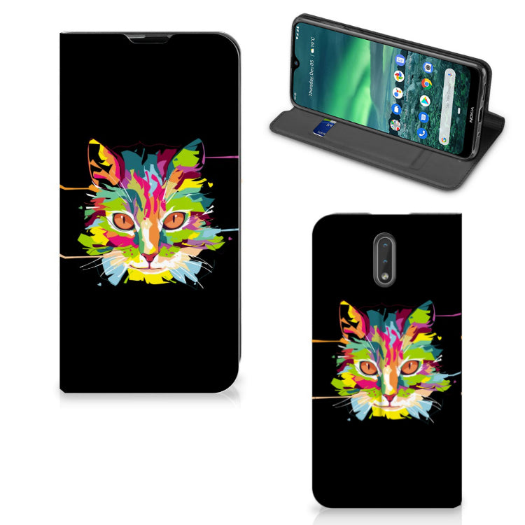Nokia 2.3 Magnet Case Cat Color