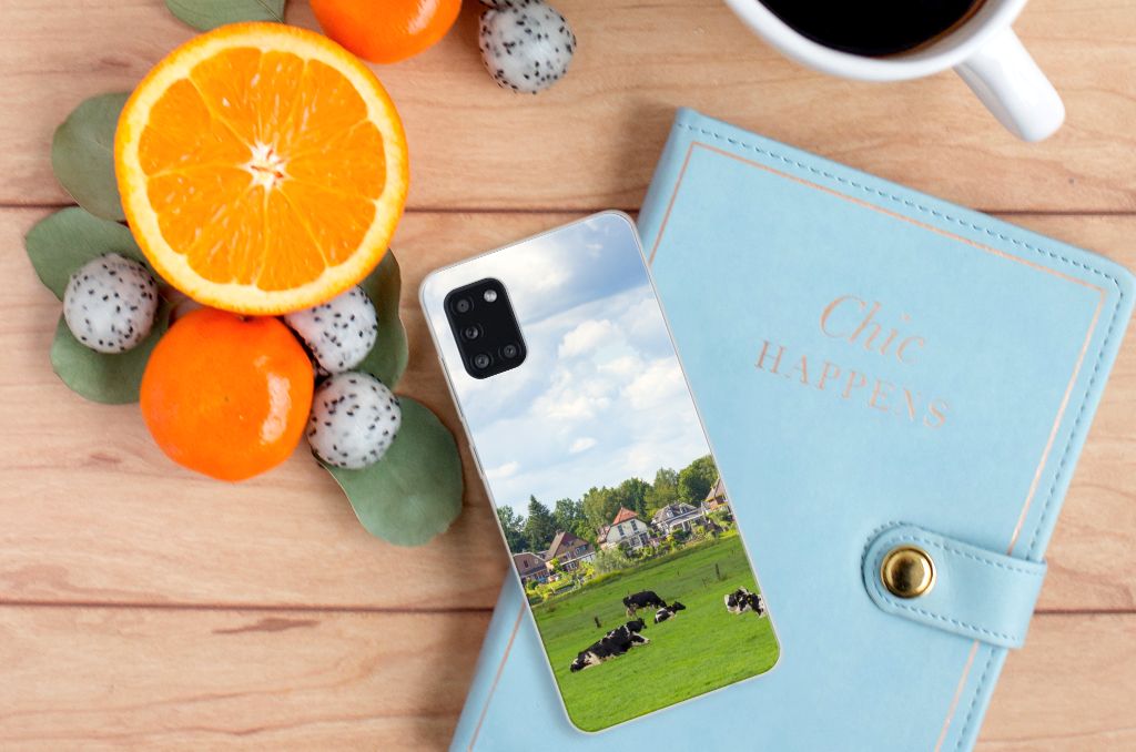 Samsung Galaxy A31 TPU Hoesje Koeien B2C Telecom