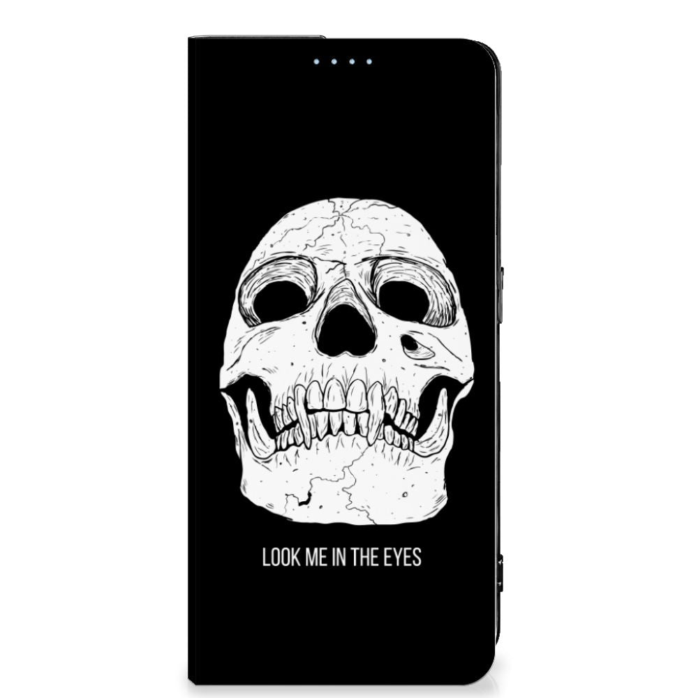 Mobiel BookCase OPPO Reno8 Pro Skull Eyes - B2C Telecom