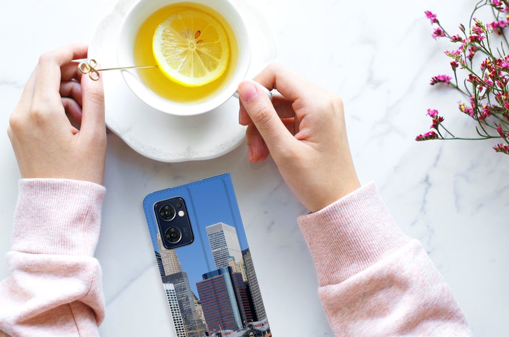 OPPO Find X5 Lite | Reno7 5G Book Cover Vrijheidsbeeld - B2C Telecom