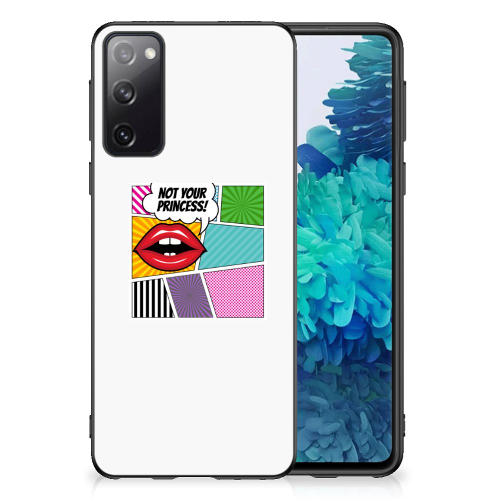 Samsung Galaxy S20 TPU Bumper Case Popart Princess