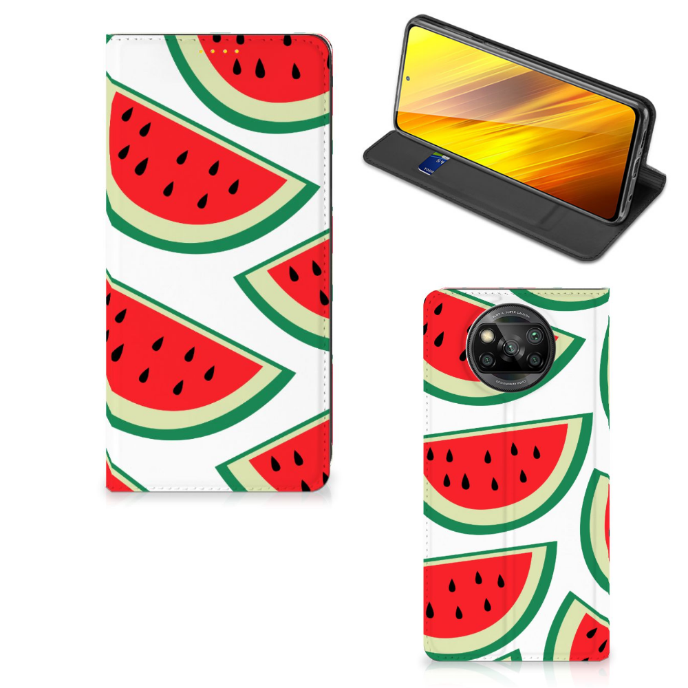 Xiaomi Poco X3 Pro | Poco X3 Flip Style Cover Watermelons - B2C Telecom