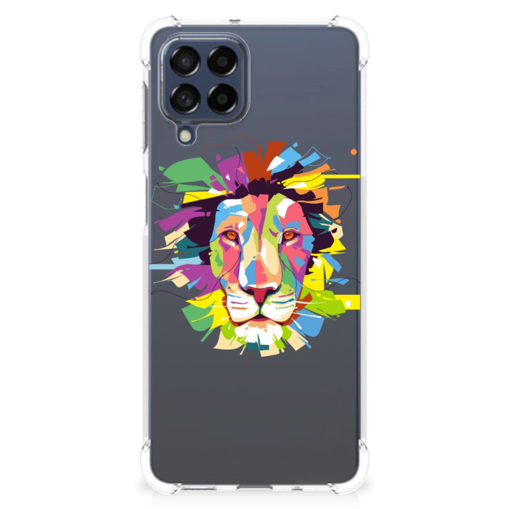 Samsung Galaxy M53 Stevig Bumper Hoesje Lion Color B2C Telecom