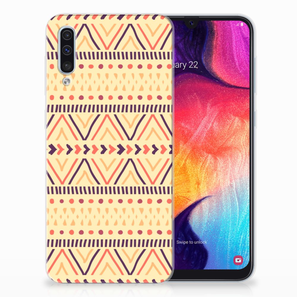Samsung Galaxy A50 TPU bumper Aztec Yellow