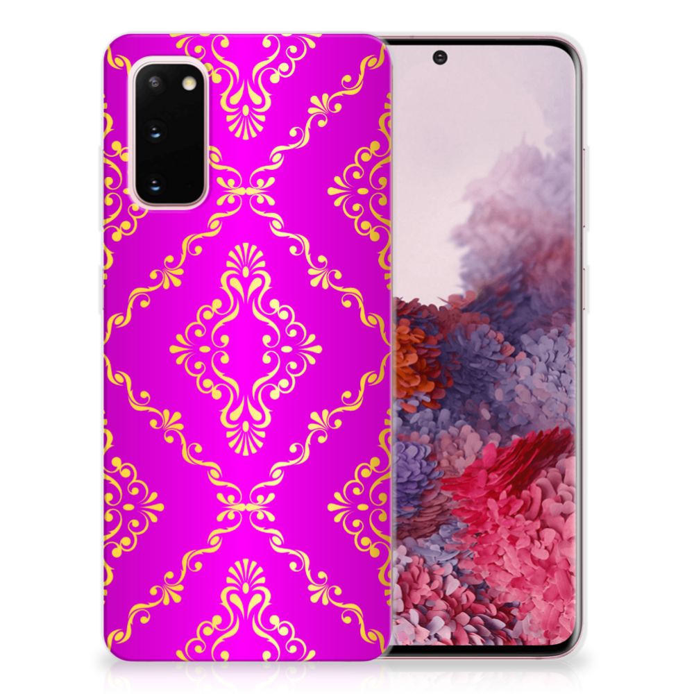 Siliconen Hoesje Samsung Galaxy S20 Barok Roze B2C Telecom