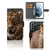 Samsung Galaxy S21 FE Telefoonhoesje met Pasjes Luipaard