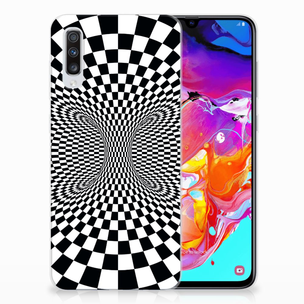 Samsung Galaxy A70 TPU Hoesje Illusie