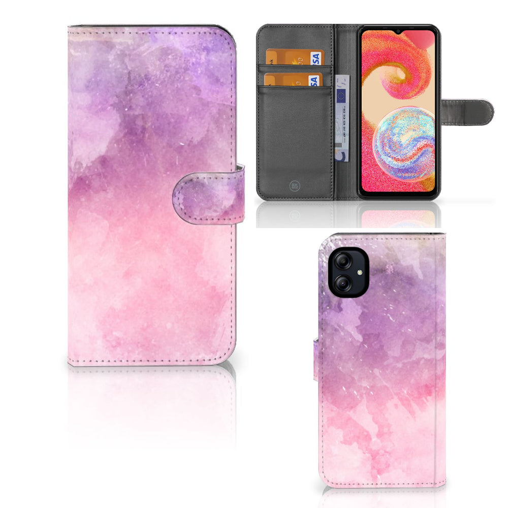 Hoesje Samsung Galaxy A04e Pink Purple Paint