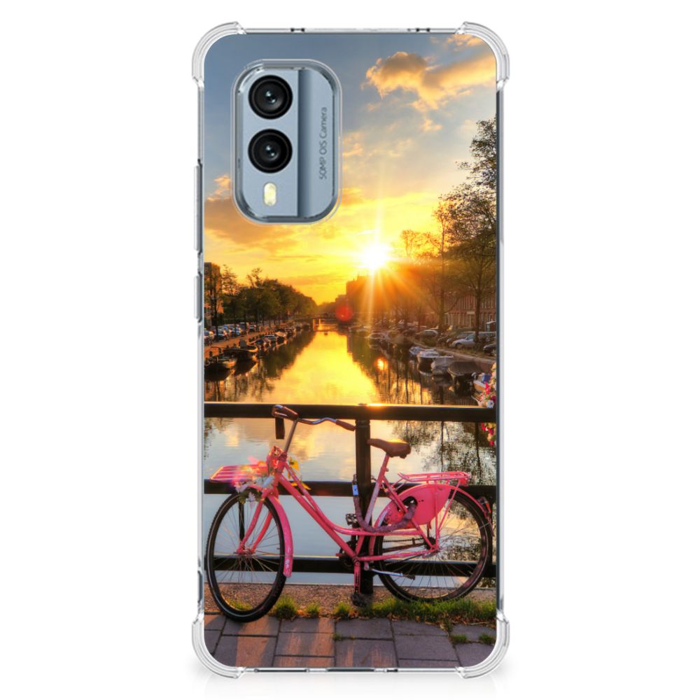 Nokia X30 Telefoonhoesje met valbescherming Amsterdamse Grachten B2C Telecom