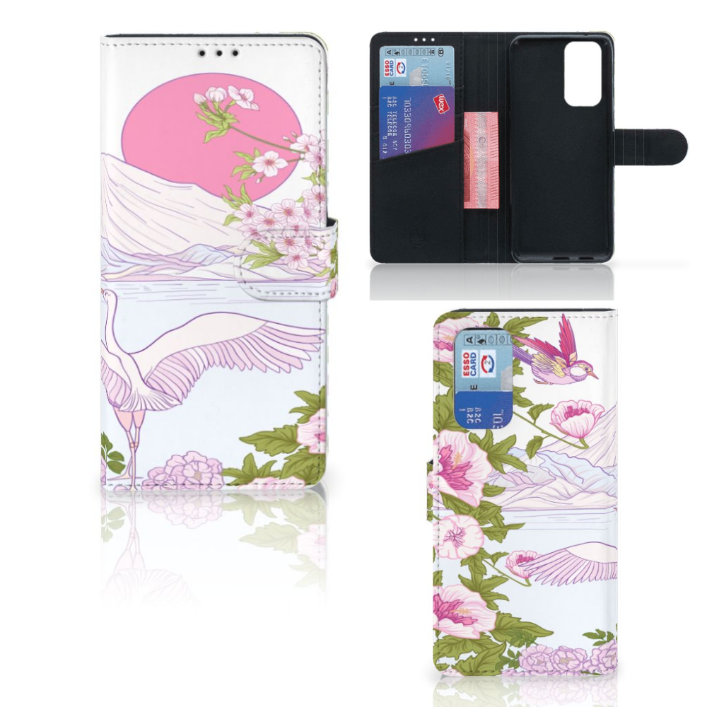 OnePlus 9 Pro Telefoonhoesje met Pasjes Bird Standing