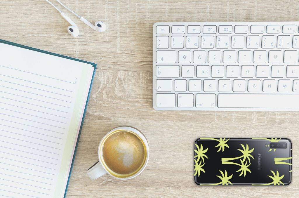 Samsung Galaxy A7 (2018) TPU Case Palmtrees