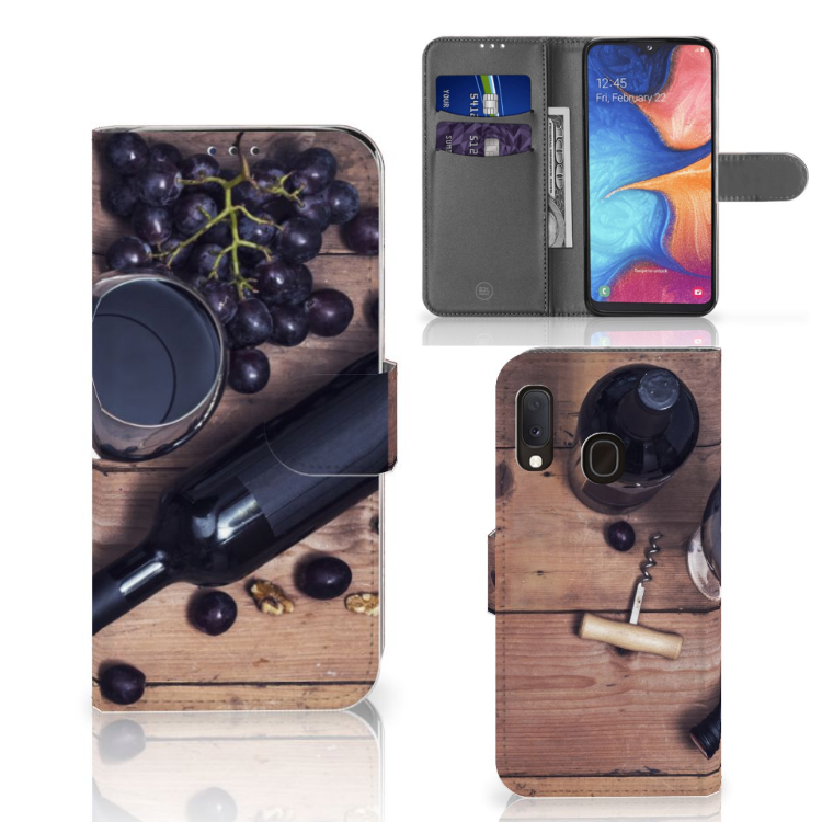 Samsung Galaxy A20e Book Cover Wijn
