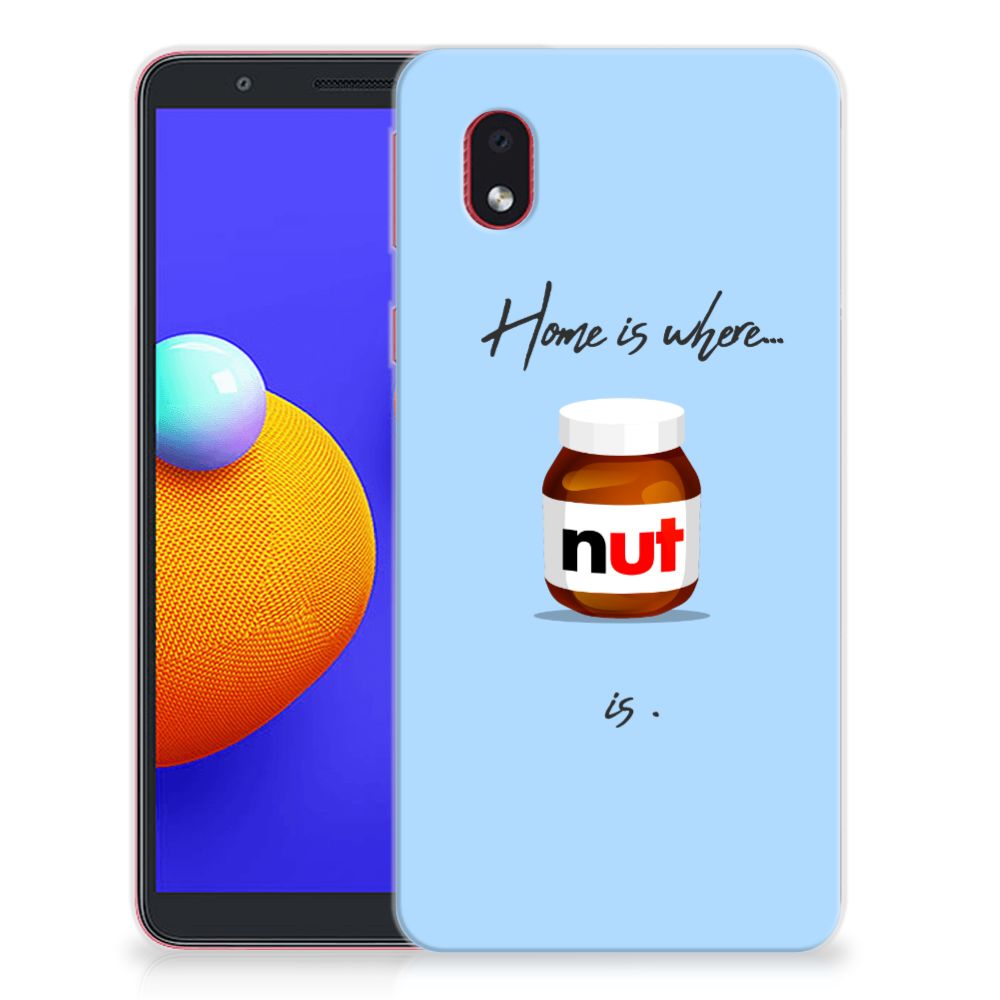 Samsung Galaxy A01 Core Siliconen Case Nut Home