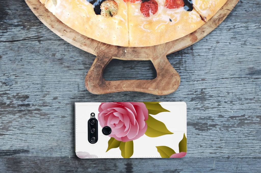 LG V40 Thinq Smart Cover Roses