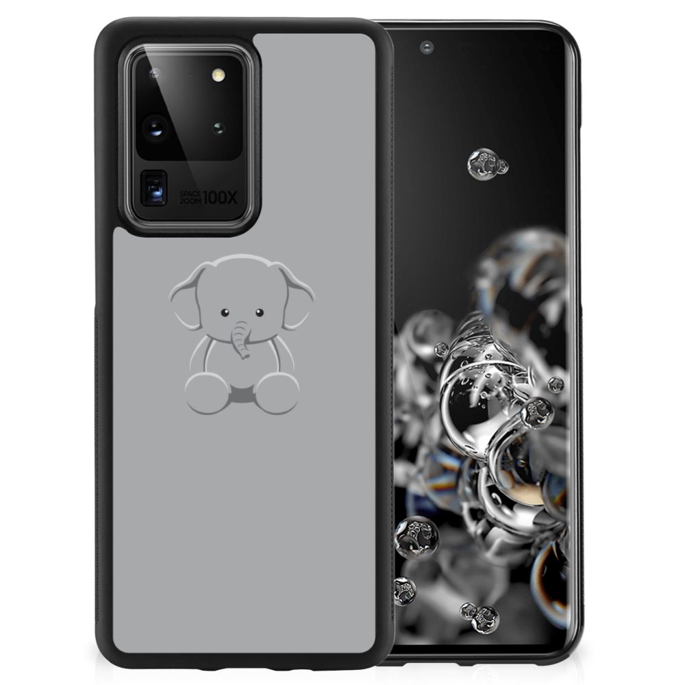 Samsung Galaxy S20 Ultra Bumper Hoesje Grijs Baby Olifant