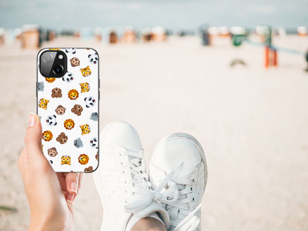Back Case voor Apple iPhone 13 Dieren Emojis B2C Telecom