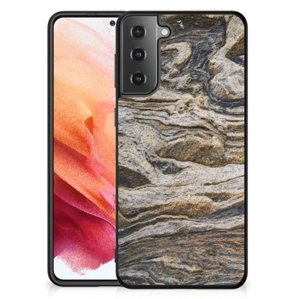 Samsung Galaxy S21 Marmeren Print Telefoonhoesje Steen
