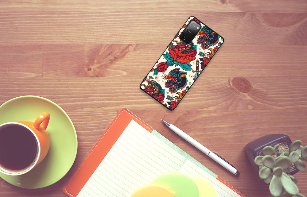 Silicone Back Case voor Samsung Galaxy S20 FE Old Skool B2C Telecom
