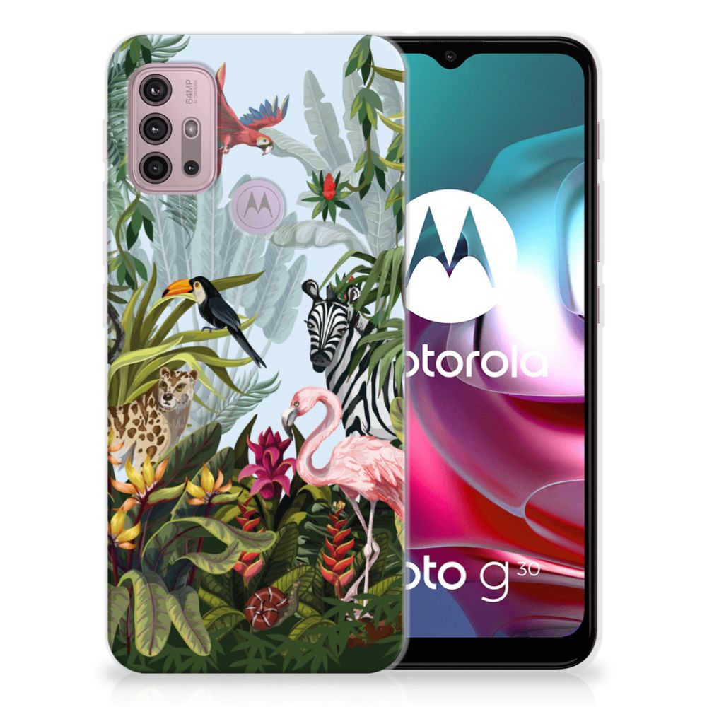 TPU Hoesje voor Motorola Moto G30 | G10 Jungle B2C Telecom