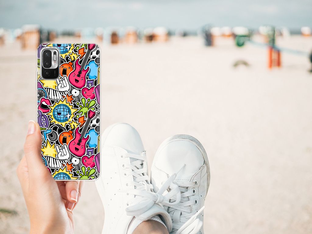 Xiaomi Redmi Note 10/10T 5G | Poco M3 Pro Silicone Back Cover Punk Rock B2C Telecom
