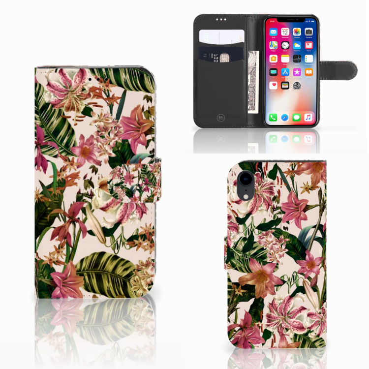 Apple iPhone Xr Hoesje Flowers