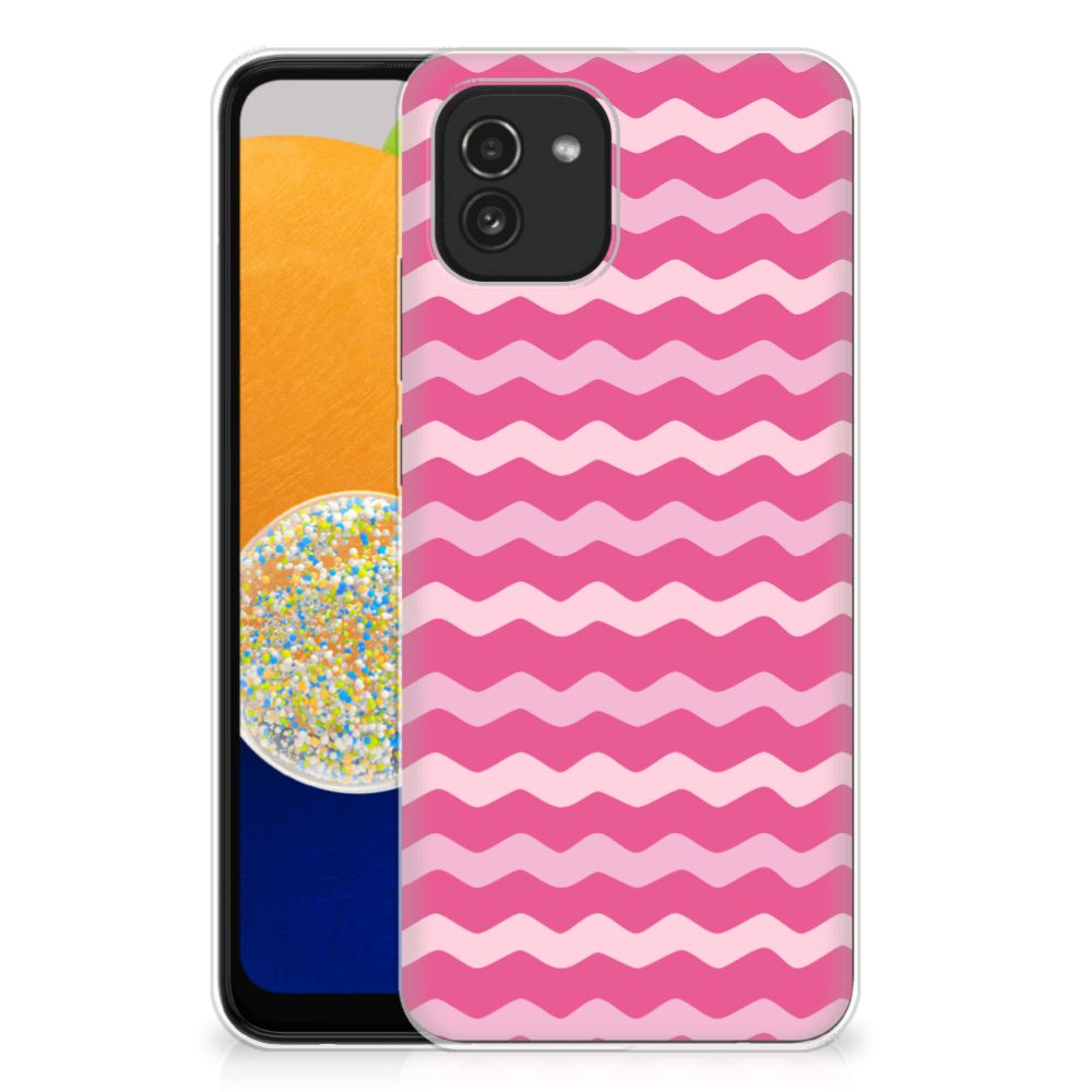 Samsung Galaxy A03 TPU bumper Waves Pink B2C Telecom