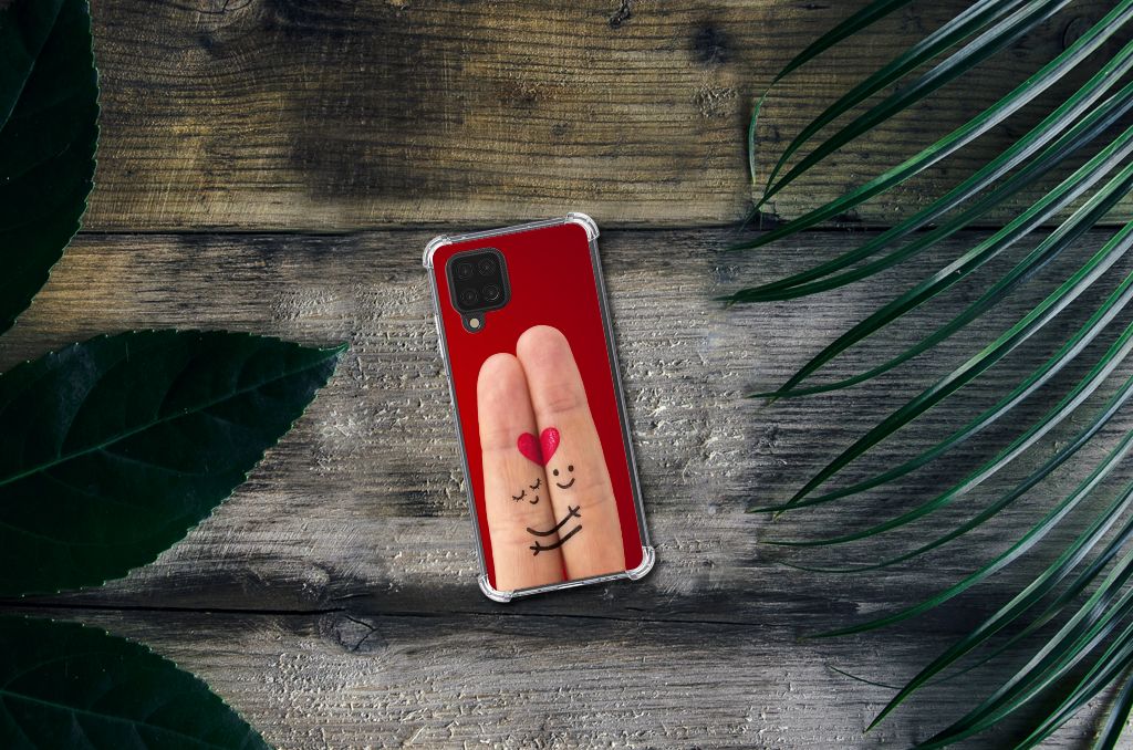 Samsung Galaxy A12 Anti Shock Bumper Case Liefde - Origineel Romantisch Cadeau - B2C Telecom