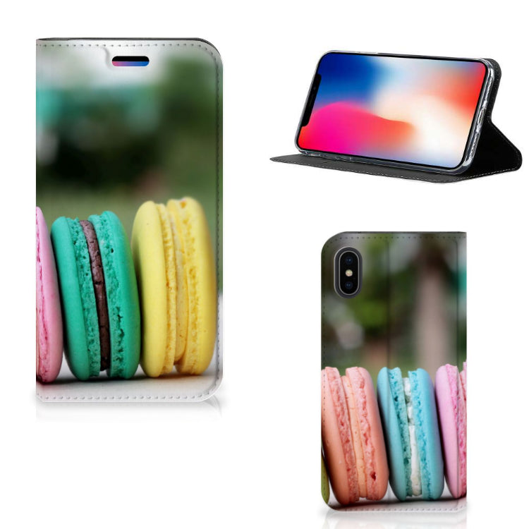 Apple iPhone X | Xs Flip Style Cover Macarons