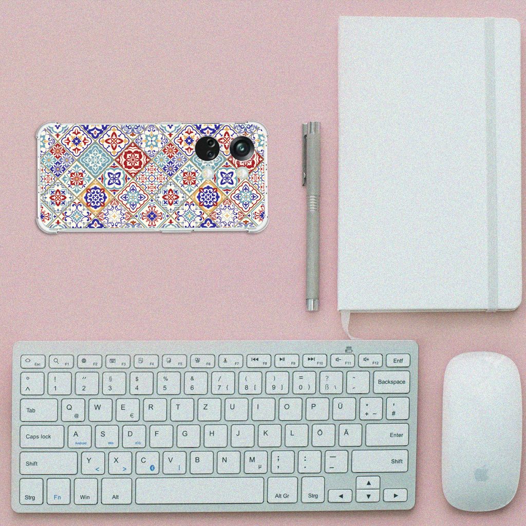 OnePlus Nord 3 Anti-Shock Hoesje Tiles Color B2C Telecom