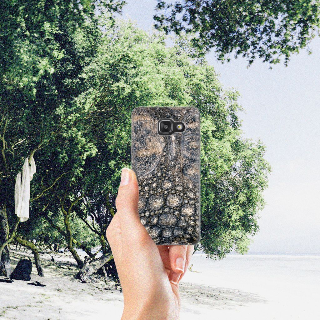Samsung Galaxy A3 2016 TPU Hoesje Krokodillenprint