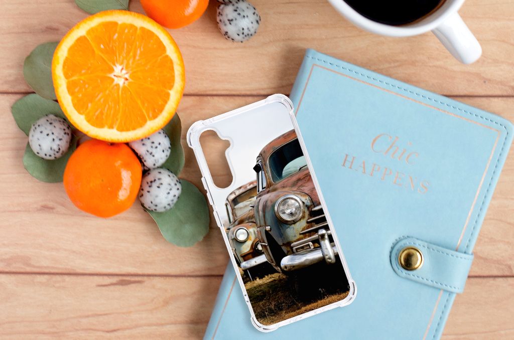 Samsung Galaxy A34 Anti-shock Hoesje met foto Vintage Auto B2C Telecom