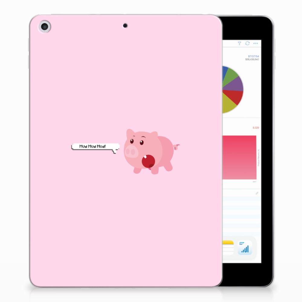 Apple iPad 9.7 2018 | 2017 Tablet Back Cover Pig Mud