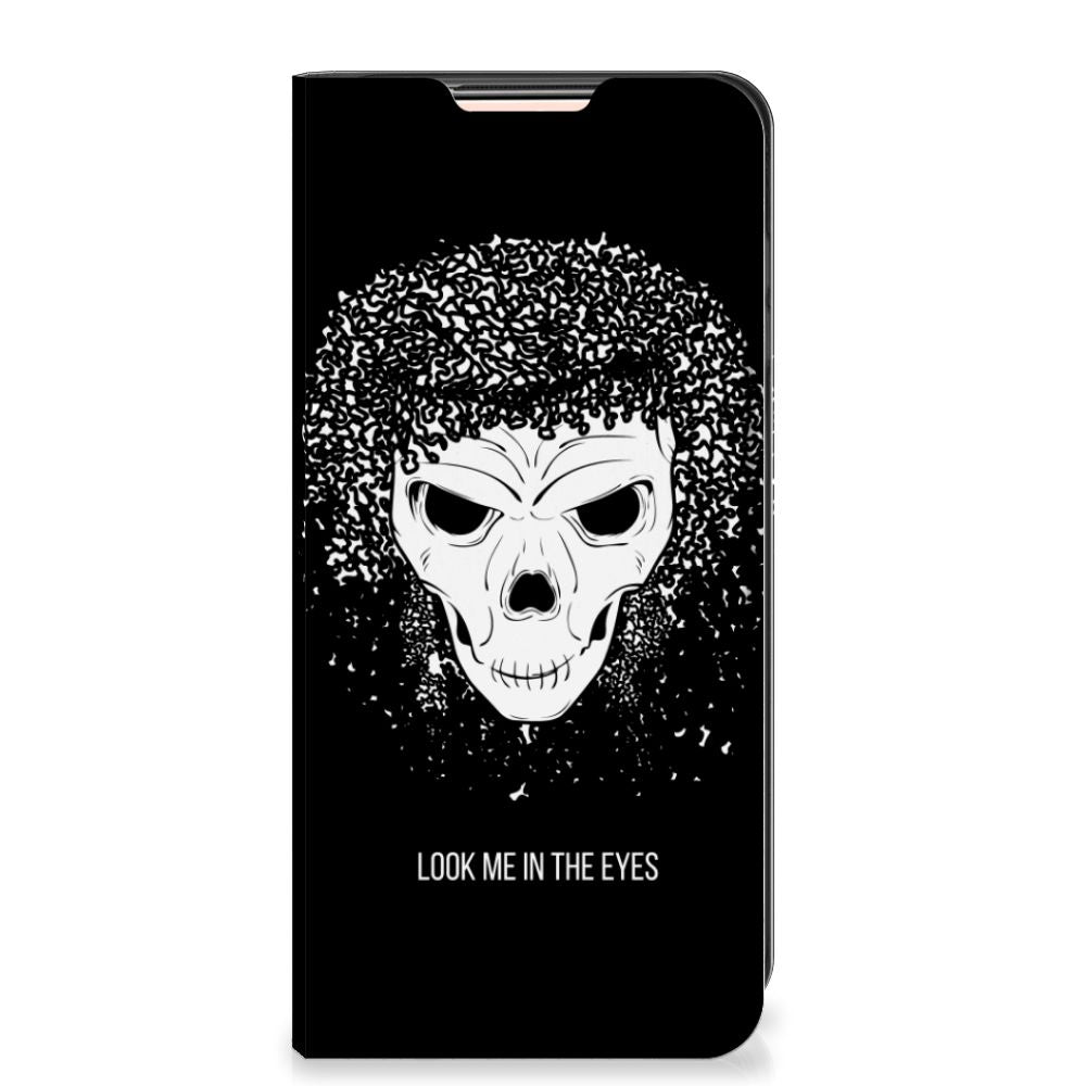 Mobiel BookCase Xiaomi Redmi Note 10/10T 5G | Poco M3 Pro Skull Hair - B2C Telecom