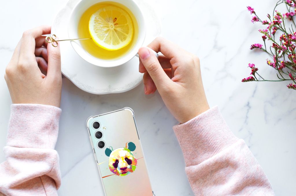 Samsung Galaxy S23 FE Stevig Bumper Hoesje Panda Color B2C Telecom