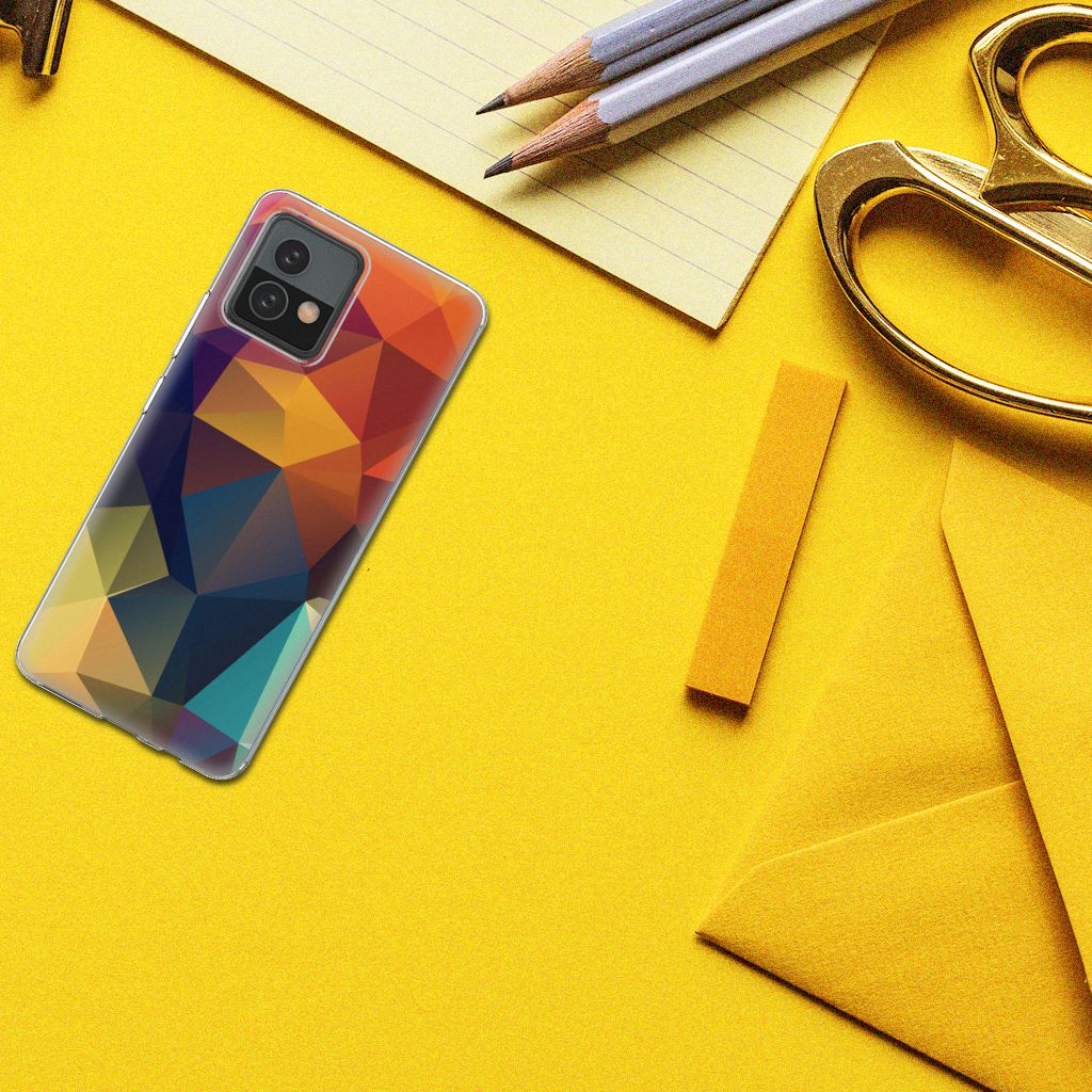 Motorola Moto G72 TPU Hoesje Polygon Color B2C Telecom