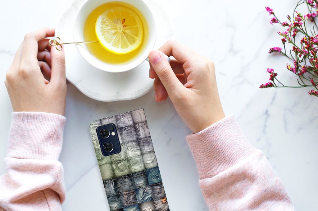 Hippe Standcase OPPO Find X5 Lite | Reno7 5G Spijkerbroeken - B2C Telecom