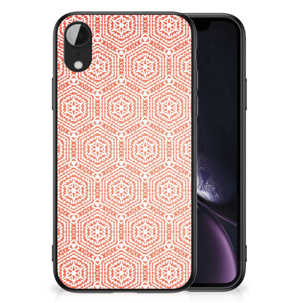 Apple iPhone XR Back Case Pattern Orange