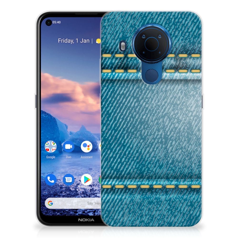 Nokia 5.4 Silicone Back Cover Jeans
