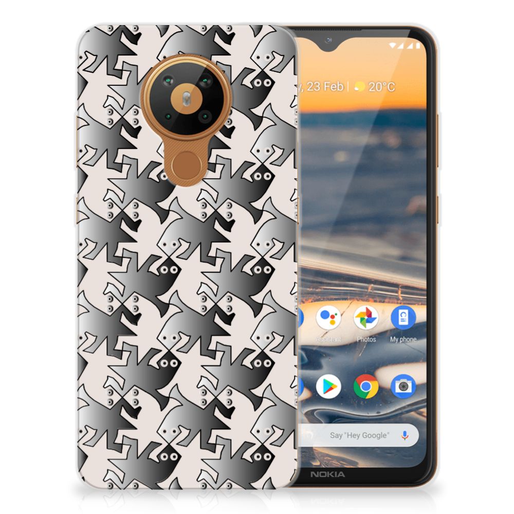 Nokia 5.3 TPU Hoesje Salamander Grey B2C Telecom