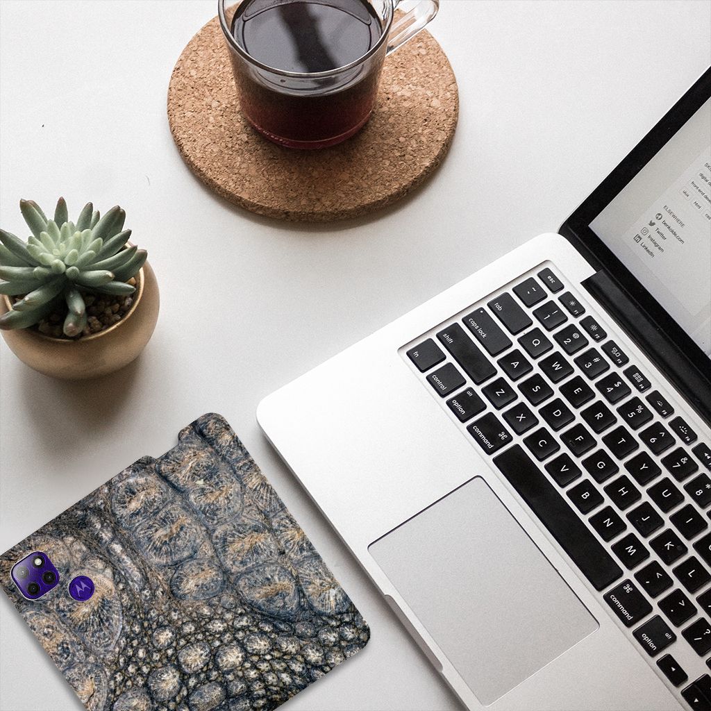 Motorola Moto G9 Power Hoesje maken Krokodillenprint - B2C Telecom